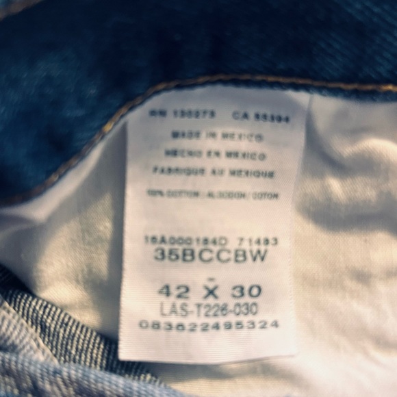 BCC Blues Jean Shorts Men’s 42 x 30 - Picture 3 of 4